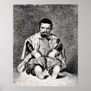 Goya - The Dwarf Sebastian Morra At The Court Of … Poster