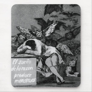 Goya The Sleep of Reason Produces Monsters Mouse Mat