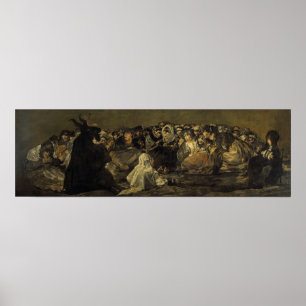 Goya - Witches' Sabbath Great He-Goat 1823 Poster