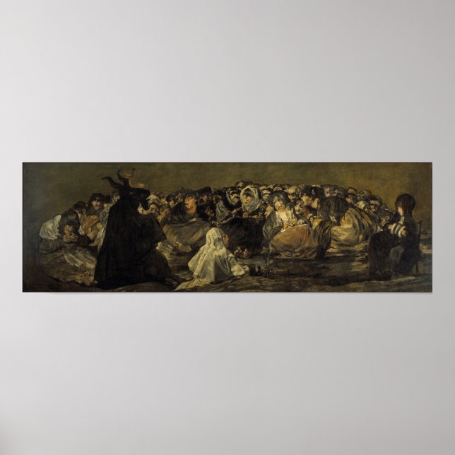 Goya - Witches' Sabbath Great He-Goat 1823 Poster (Front)