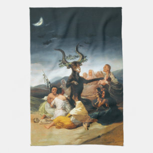 Goya Witches Sabbath Kitchen Towel