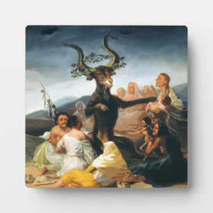 Goya Witches Sabbath Plaque