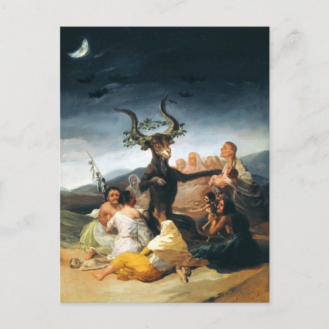 Goya Witches Sabbath Postcard (Front)