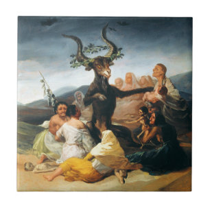 Goya Witches Sabbath Tile