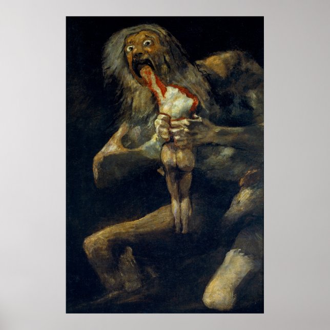Goya's Saturn Devouring His Son Poster (Front)