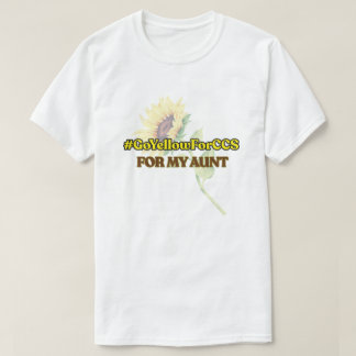 #GoYellowForCCS - Aunt Tshirt