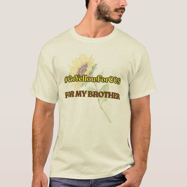 #GoYellowForCCS - Brother Tshirt (Front)