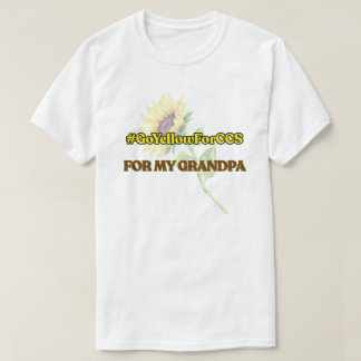#GoYellowForCCS - Grandpa Tshirt