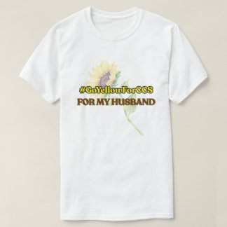 #GoYellowForCCS - Husband Tshirt