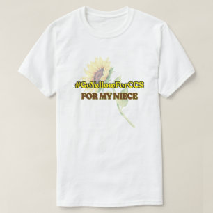 #GoYellowForCCS - Niece Tshirt