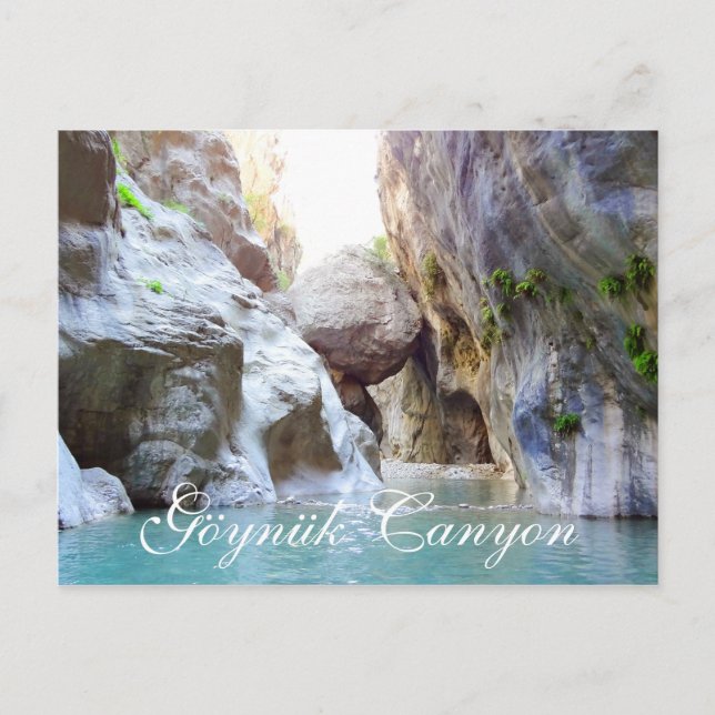 Göynük Canyon, Kemer, Antalya, Turkey Postcard (Front)