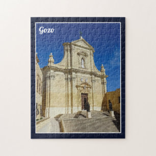 Gozo Cathedral Of The Assumption Cittadella Malta Jigsaw Puzzle