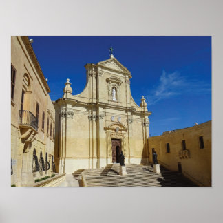 Gozo Cathedral Of The Assumption Of Mary Malta Poster