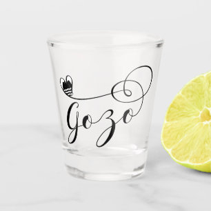 Gozo Heart Flag, Gozitan, Island of Gozo Shot Glass