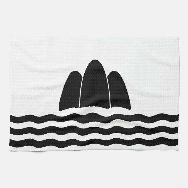 Gozo Malta flag region island province symbol Tea Towel (Horizontal)