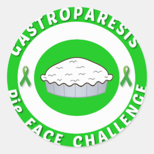 GP Pie Face Challenge Logo Stickers 