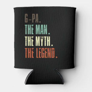 Gpa The Man The Myth Legend Father's Day Gift For Can Cooler