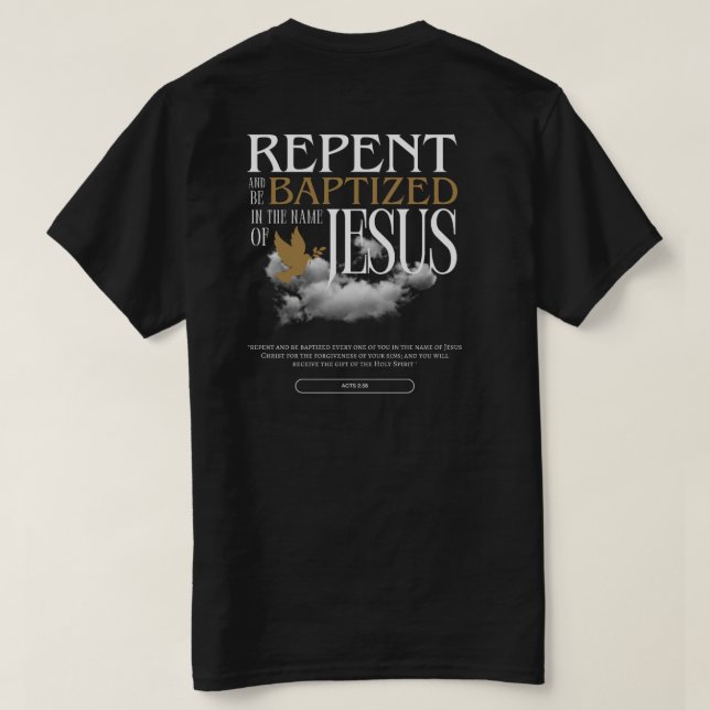 GPC Baptism T-Shirt (Design Back)