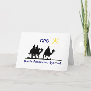 GPS  Christmas Greeting Card