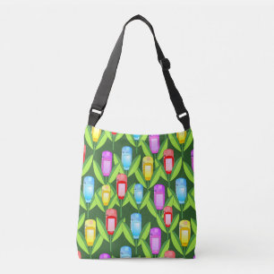 GPS Flowers Crossbody Bag