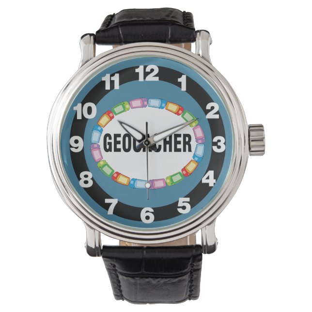 GPS Geocacher Oval Watch (Front)