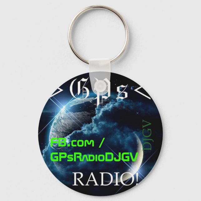 GPs Radio! Keychain (Front)