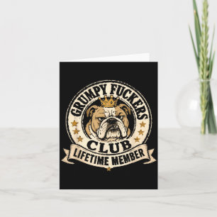 Gpy Jerks Club Lifetime Member Bigfoot Humour Card