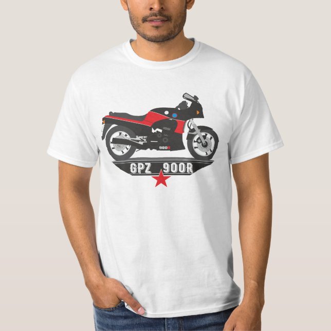 GPZ900R Biker motorcycle T-Shirt (Front)