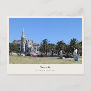 Gqeberha Hill Presbyterian Church and Palm Gardens Postcard