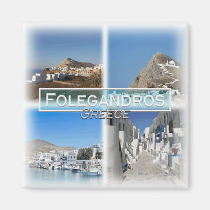 GR0108 Europe, Greece, Folegandros, fridge Magnet
