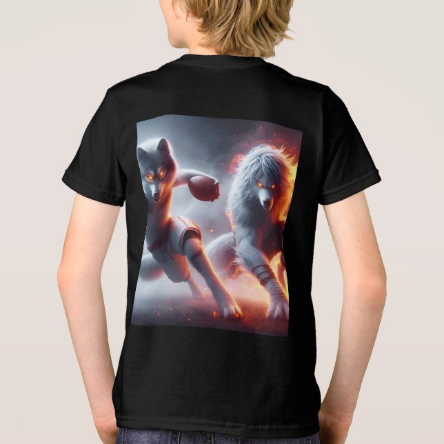 GR8 Life Wolves Tri-Blend Shirt (Back)
