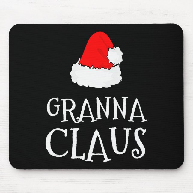 Gr Claus Christmas Santa's Pajama Family Matching  Mouse Mat (Front)
