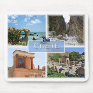 GR Greece - Crete - Knossos - Elafonisi - Mouse Mat