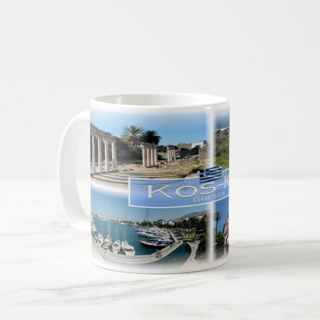 GR Greece -  Kos - Coffee Mug (Front Left)