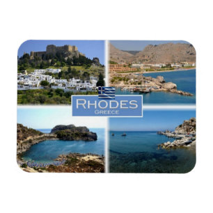 GR Greece - Rhodes - Kolymbia the Harbour - Magnet