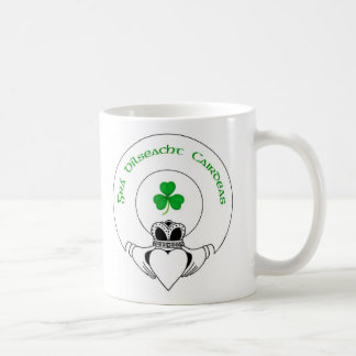 gra, dilseacht, cairdeas claddah coffee mug