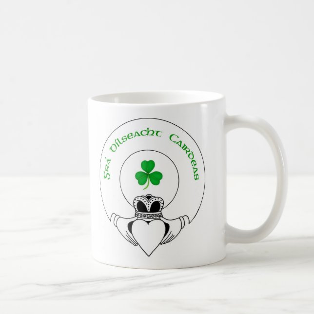 gra, dilseacht, cairdeas claddah coffee mug (Right)
