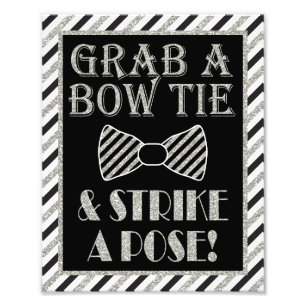 Grab a Bow Tie & Strike a Pose - 8" x 10" Print