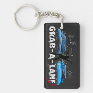 GRAB-A-LANE STREET RACER KEYCHAIN