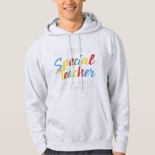 Grab this cute It Takes A Special Teacher To Hear Hoodie