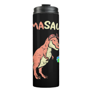 Grab this cute Mamasaurus Heart Puzzle Dino T-Shir Thermal Tumbler