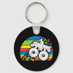 Grab this cute Monster Truck Crushing Puzzle T-Shi Key Ring