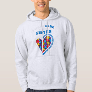 Grab this cute Puzzle Wear Blue For My Sister T-Sh Hoodie