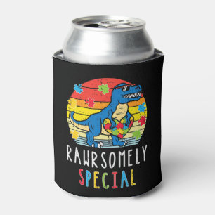 Grab this cute Trex Dino Rawrsomely Special T-Shir Can Cooler