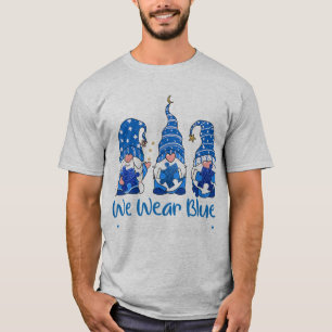 Grab This "Three Gnomes Holding Blue Puzzle Autism T-Shirt