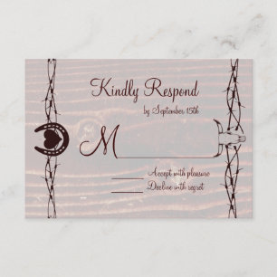 Grab Your Boots Country Western RSVP Cards