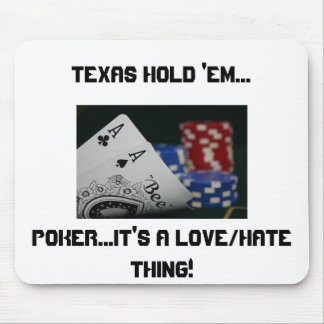 Grab Your Chips 'Cause The Game Is On! Mouse Mat