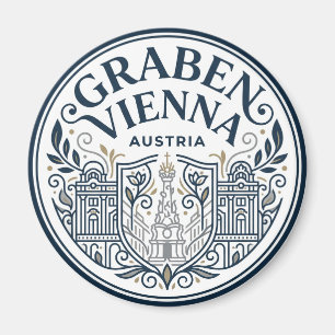 Graben, Vienna Austria Magnet