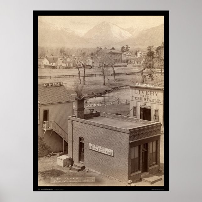 Grabill Mining Exchange & Photography CO 1888 Poster (Front)