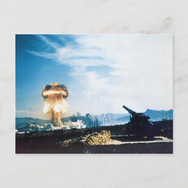 Grable Event Operation Upshot Knothole Atomic Test Postcard (Front)
